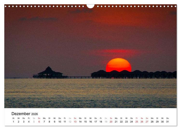 Produktbild: Malediven &ndash; Das Paradies im Indischen Ozean III (Wandkalender 2026 DIN A3 quer), CALVENDO Monatskalender