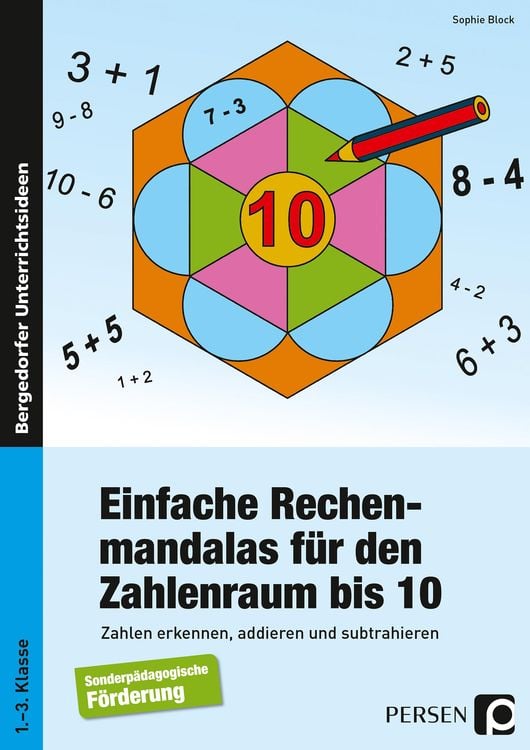 Produktbild: Einfache Rechenmandalas f&uuml;r den Zahlenraum bis 10
