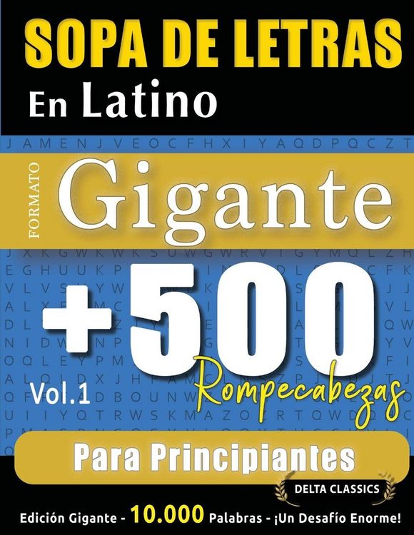 Produktbild: SOPA DE LETRAS EN LATINO FORMATO GIGANTE