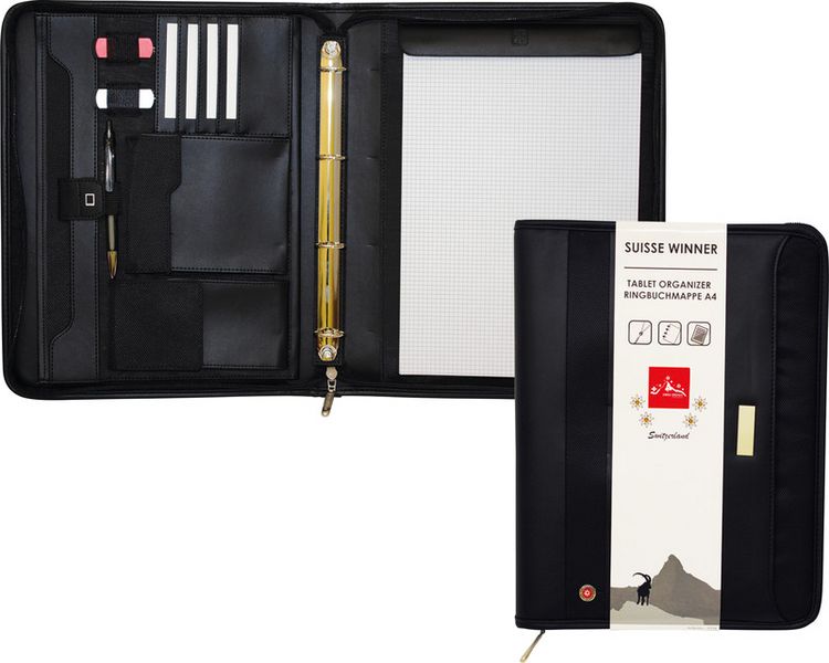 Produktbild: Multifunktions Tablet Organizer Suisse Winner Plus, schwarz