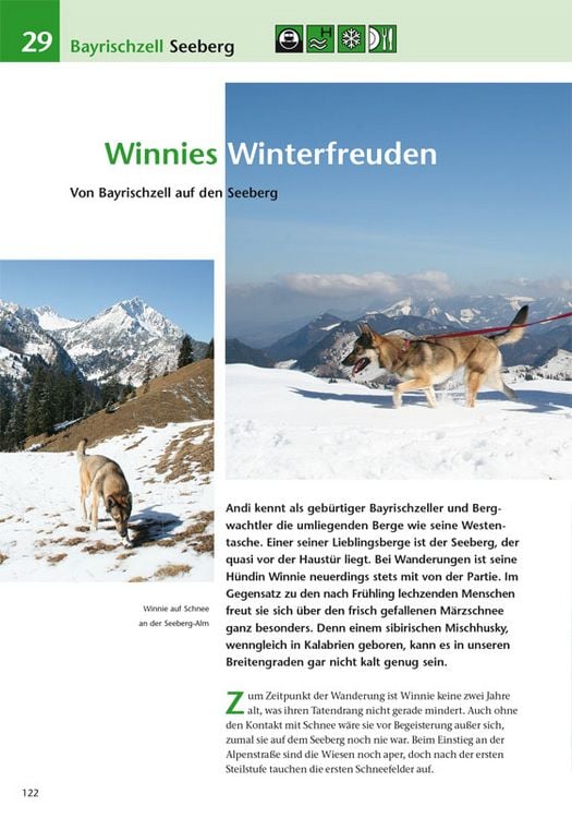 Produktbild: Die sch&ouml;nsten Wanderungen mit Hunden