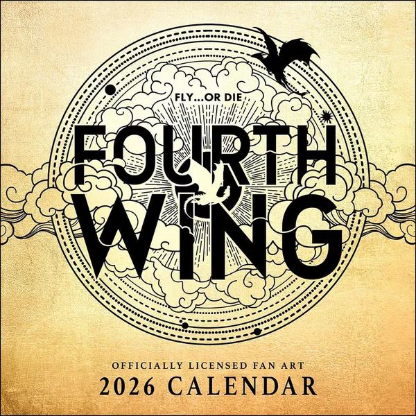Produktbild: Fourth Wing Officially Licensed Fan Art 2026 Wall Calendar