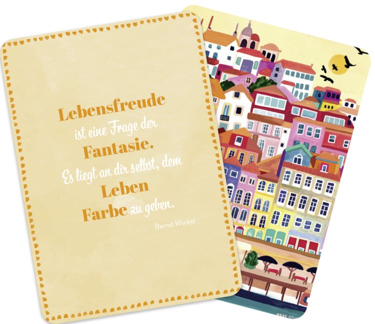 Produktbild: Kartenset: Lebe dein Gl&uuml;ck