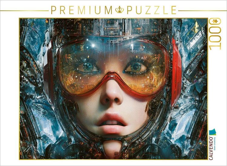 Produktbild: CALVENDO Puzzle Ein Motiv aus dem Kalender Fantasie Welten - Science Fiction | 1000 Teile Lege-Gr&ouml;&szlig;e 64x48cm Foto-Puzzle f&uuml;r gl&uuml;ckliche Stunden