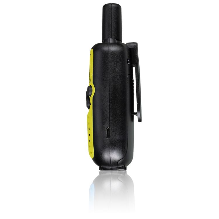 Produktbild: Bresser Junior 12711 - Walkie Talkie 2er-Set mit hoher Reichweite bis zu 6 km, Frei-Hand-Funktion, integrierte Taschenlampe, Farbe: green lime