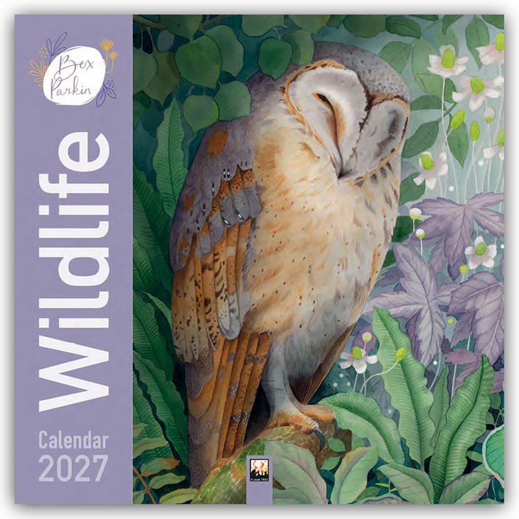 Produktbild: Bex Parkin, Wildlife &ndash; Kunstkalender 2027 &ndash; Original Flame Tree Publishing-Kalender [Kalender]