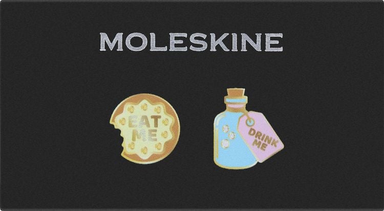Produktbild: Moleskine Alice im Wunderland Pins (2er-Set)