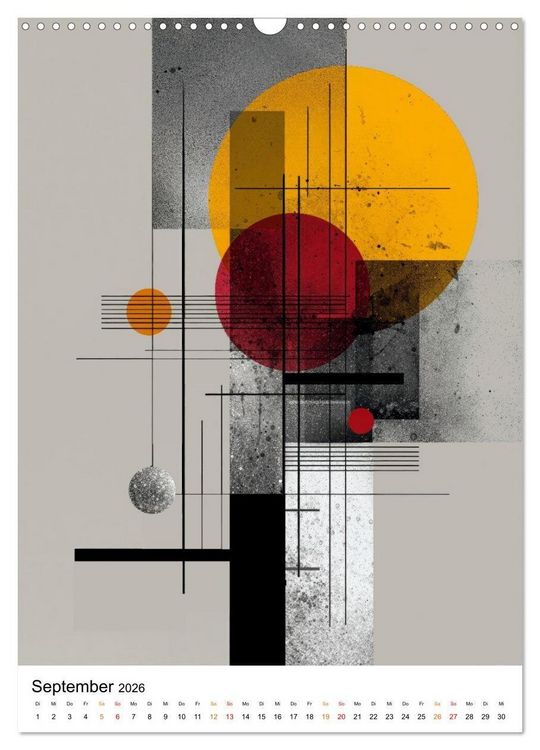Produktbild: Bauhaus Re:Vision (Wandkalender 2026 DIN A3 hoch), CALVENDO Monatskalender