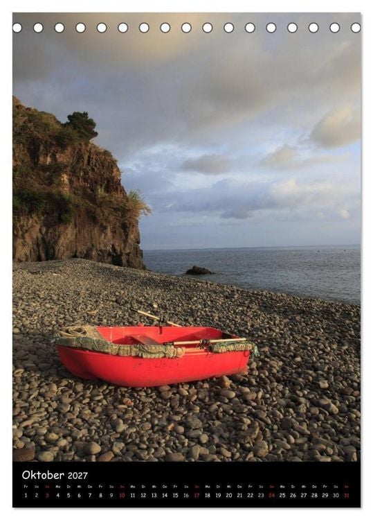 Produktbild: MADEIRA (Tischkalender 2027 DIN A5 hoch), CALVENDO Monatskalender