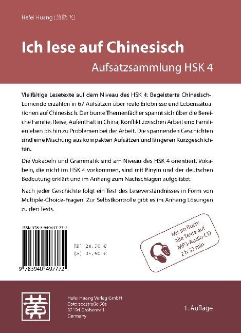 Produktbild: Ich lese auf Chinesisch HSK 4