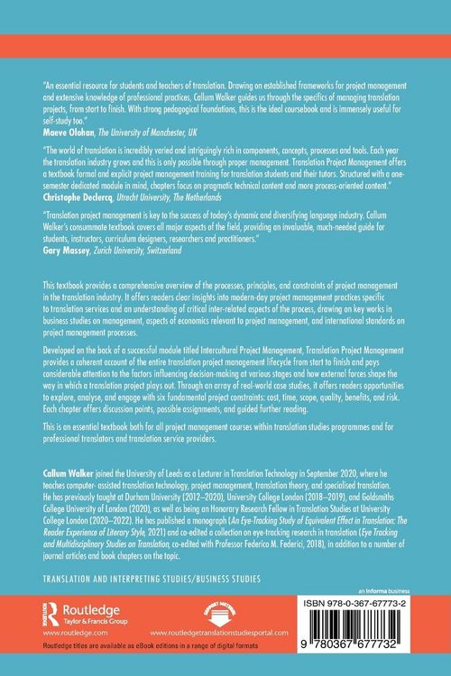 Produktbild: Translation Project Management