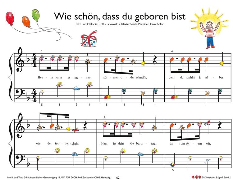 Produktbild: Klavierspiel & Spa&szlig; / Band 2: Klavier lernen f&uuml;r Kinder