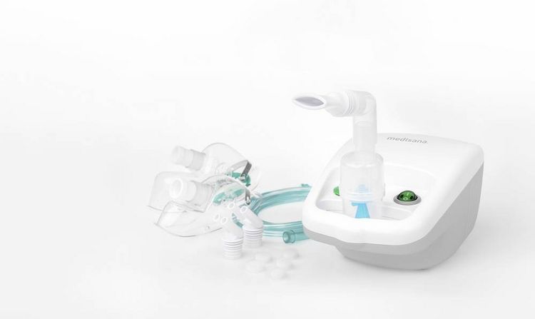 Produktbild: Medisana IN 540 Inhalator mit Mundst&uuml;ck, mit Nasenst&uuml;ck, mit Inhalationsmaske