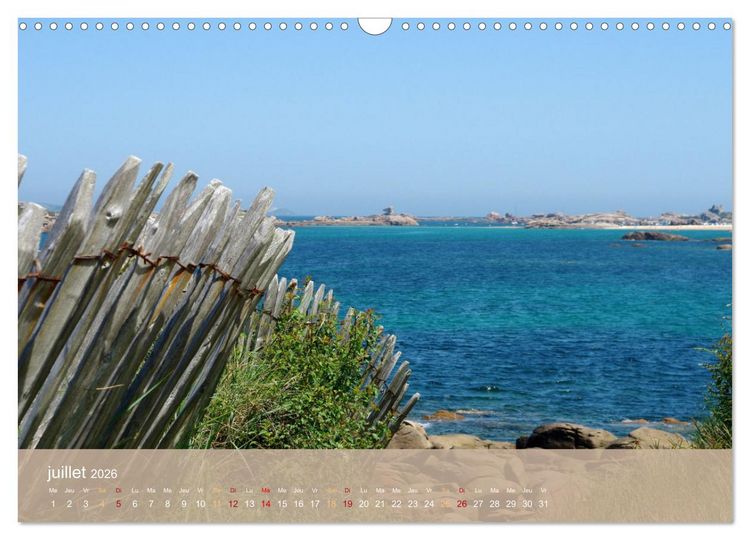 Produktbild: &Eacute;chapp&eacute;e Breizh (Calendrier mural 2026 DIN A3 vertical), CALVENDO calendrier mensuel