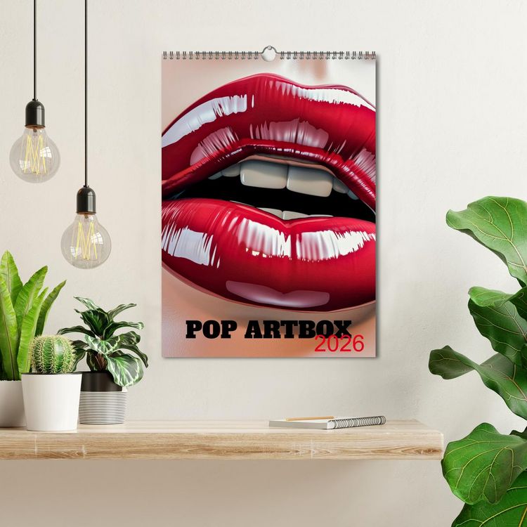 Produktbild: Pop Artbox (Wandkalender 2026 DIN A3 hoch), CALVENDO Monatskalender