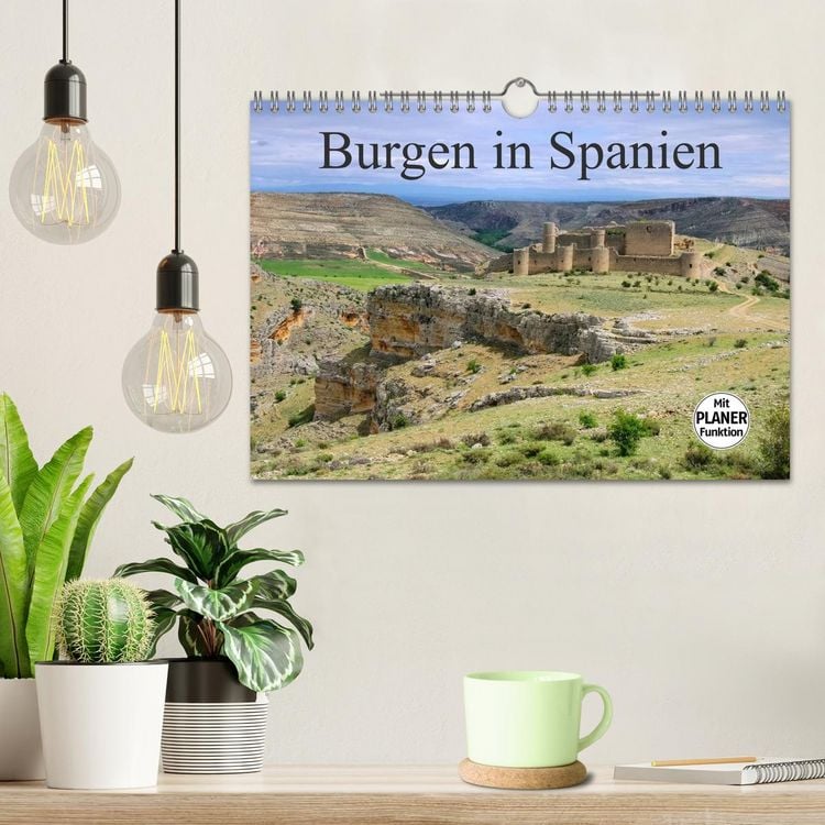 Produktbild: Burgen in Spanien (Wandkalender 2026 DIN A4 quer), CALVENDO Monatskalender