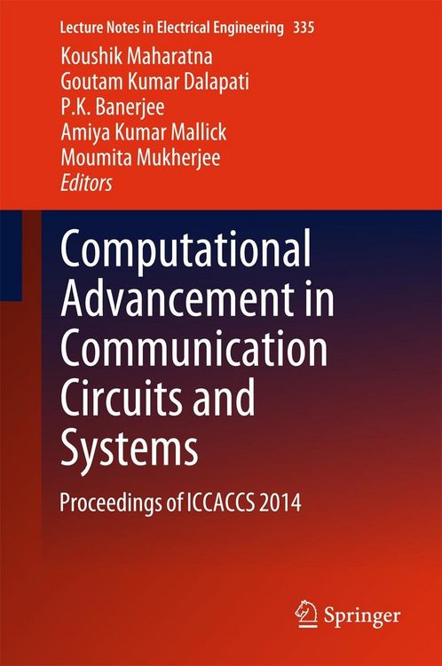 Produktbild: Computational Advancement in Communication Circuits and Systems