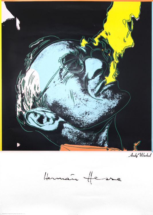 Produktbild: Poster Hermann Hesse &raquo;Andy Warhol&laquo; (A1)