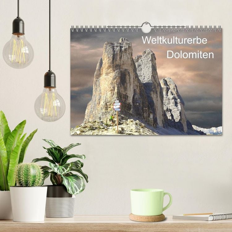 Produktbild: Weltkulturerbe Dolomiten S&uuml;d Tirol (Wandkalender 2026 DIN A4 quer), CALVENDO Monatskalender