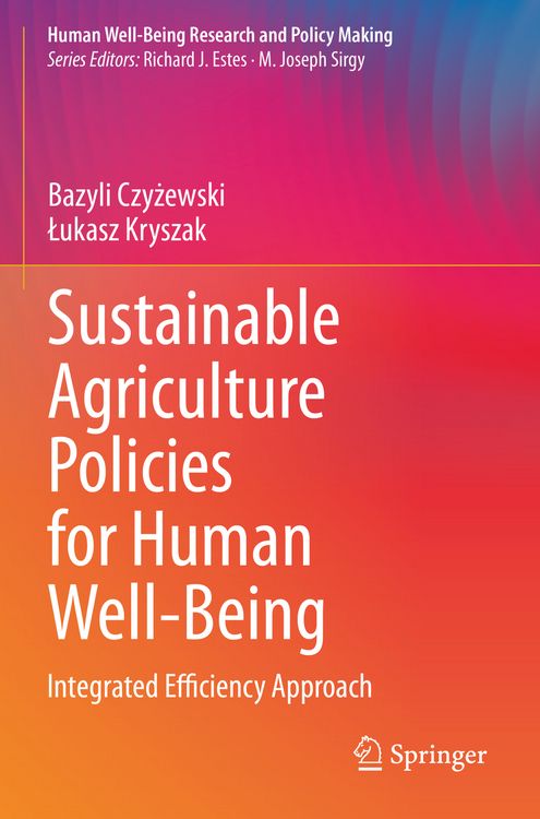 Produktbild: Sustainable Agriculture Policies for Human Well-Being