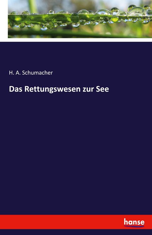 Produktbild: Das Rettungswesen zur See