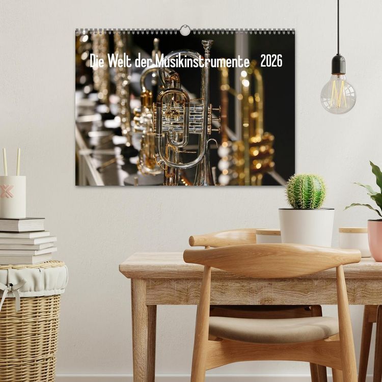 Produktbild: Die Welt der Musikinstrumente (Wandkalender 2026 DIN A3 quer), CALVENDO Monatskalender