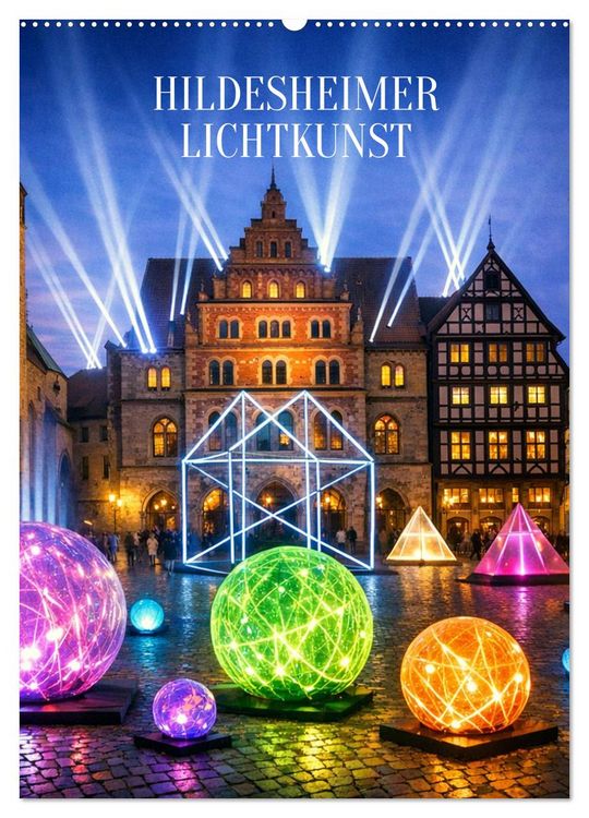 Produktbild: Hildesheim, ein Moment in dem die Stadt zu leuchten beginnt. (Wandkalender 2027 DIN A2 hoch), CALVENDO Monatskalender