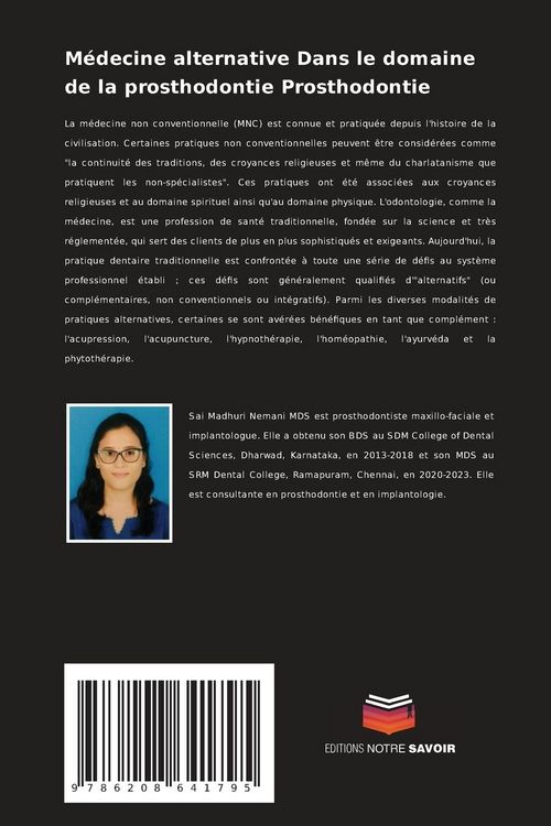Produktbild: M&eacute;decine alternative Dans le domaine de la prosthodontie Prosthodontie