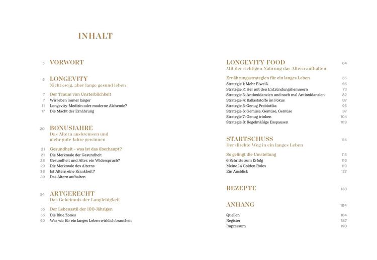 Produktbild: Die Longevity-Food-Formel