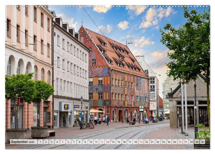 Produktbild: Augsburg Impressionen (hochwertiger Premium Wandkalender 2026 DIN A2 quer), Kunstdruck in Hochglanz