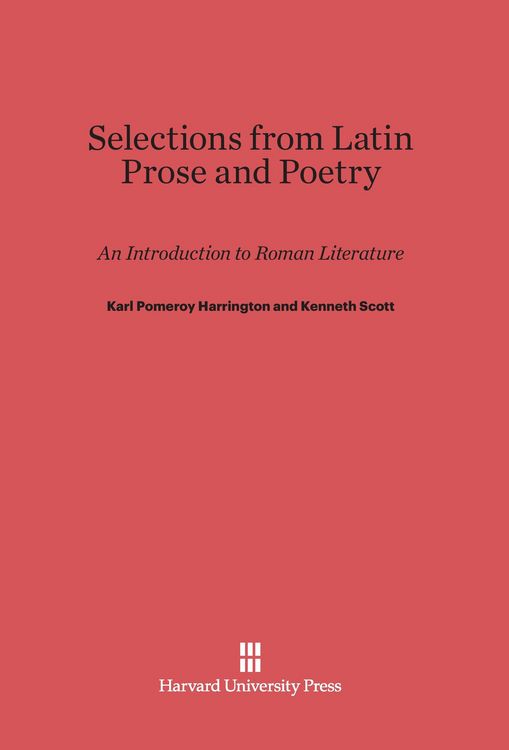 Produktbild: Selections from Latin Prose and Poetry