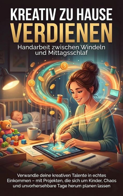 Produktbild: Kreativ zu Hause verdienen: Handarbeit zwischen Windeln und Mittagsschlaf