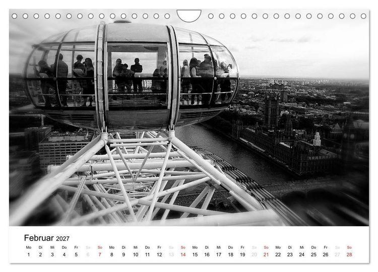 Produktbild: London (Wandkalender 2027 DIN A4 quer), CALVENDO Monatskalender