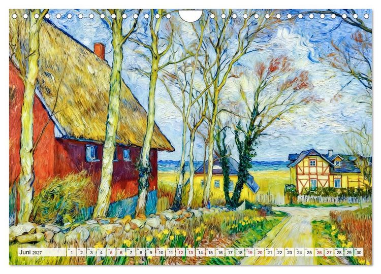 Produktbild: Nordische Impressionen - K&uuml;sten, St&auml;dte und Wasserwege (Wandkalender 2027 DIN A4 quer), CALVENDO Monatskalender