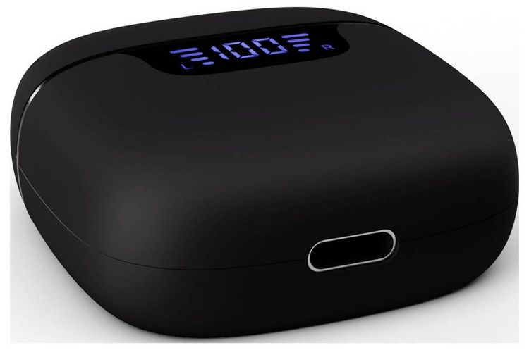 Produktbild: Vivanco UNION PAIR BK In Ear Kopfhörer Bluetooth®, Kabellos Stereo Schwarz Batterieladeanzeige, Ladecase