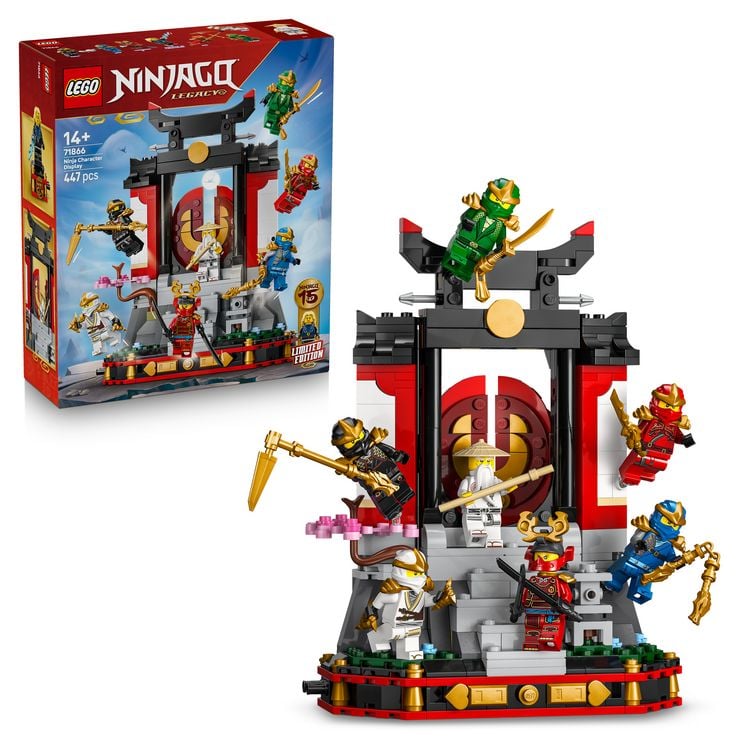 Produktbild: LEGO NINJAGO 71866 15-j&auml;hriges Jubil&auml;um: Ninja-Charaktere zum Ausstellen