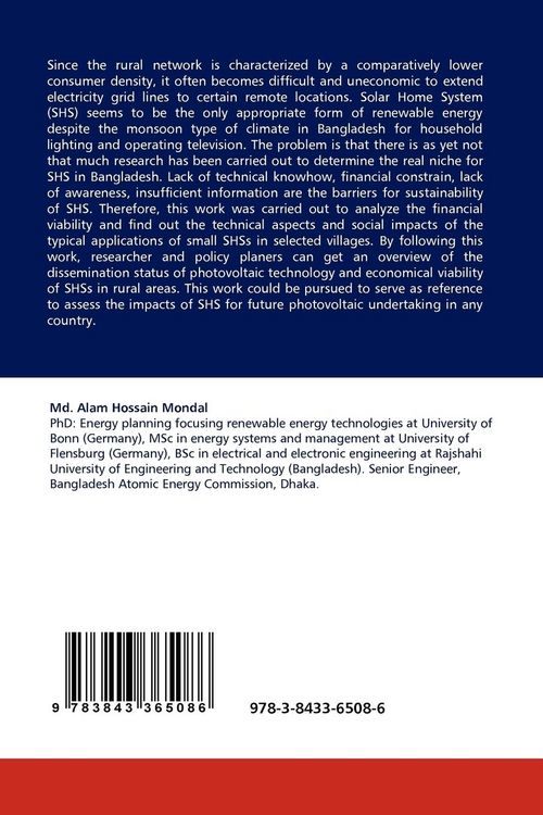 Produktbild: Solar Home Systems for Rural Development