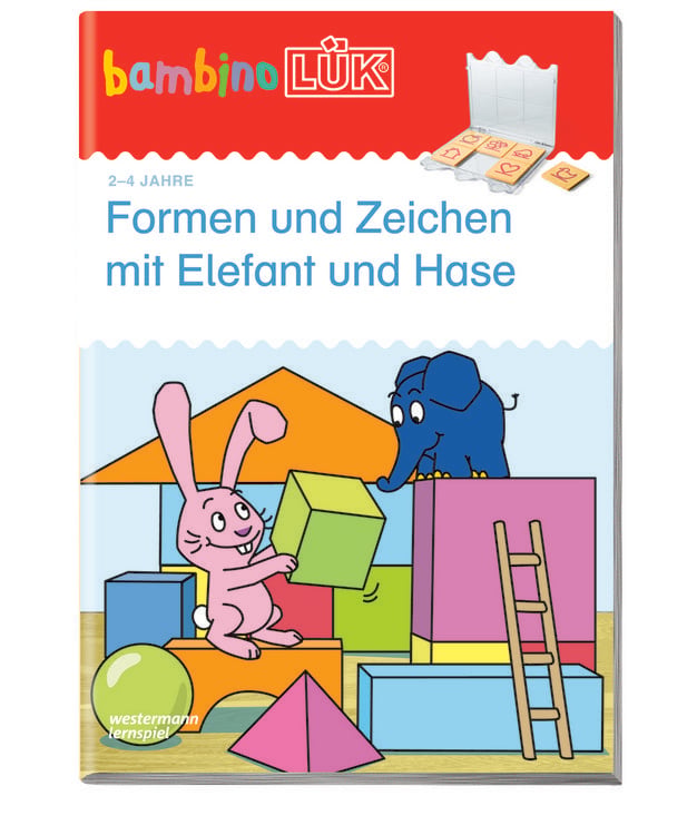 Produktbild: bambinoL&Uuml;K - Formen und Zeichen mit Elefant u.Hase
