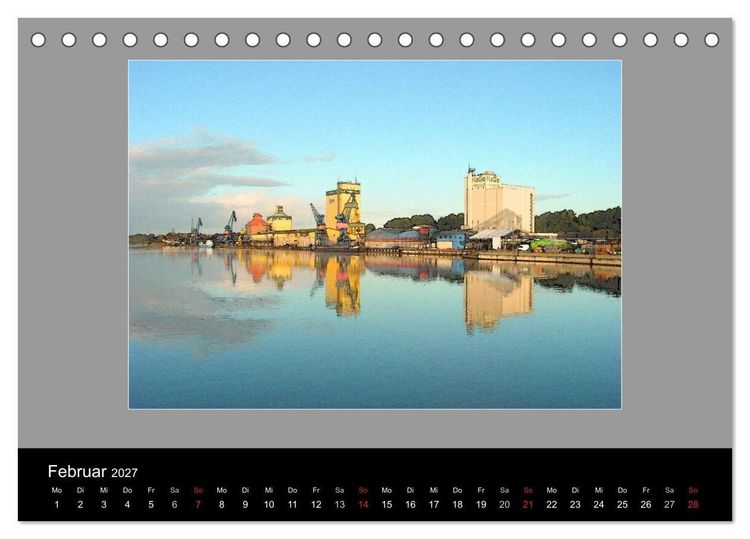 Produktbild: Am Nord- Ostsee-Kanal (Tischkalender 2027 DIN A5 quer), CALVENDO Monatskalender