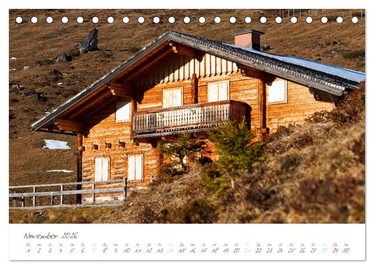 Produktbild: Einladung auf die Salzburger Almh&uuml;tten (Tischkalender 2026 DIN A5 quer), CALVENDO Monatskalender
