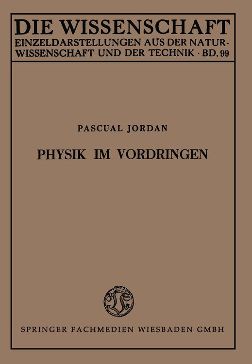 Produktbild: Physik im Vordringen