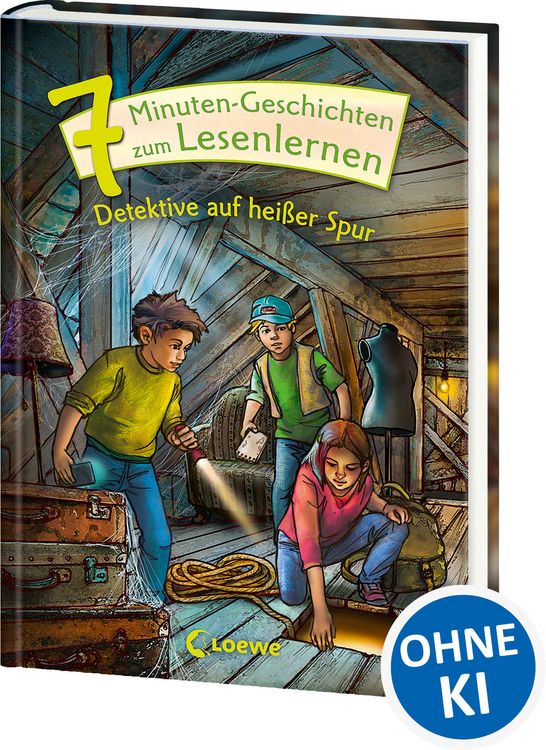 Produktbild: 7-Minuten-Geschichten zum Lesenlernen - Detektive auf hei&szlig;er Spur