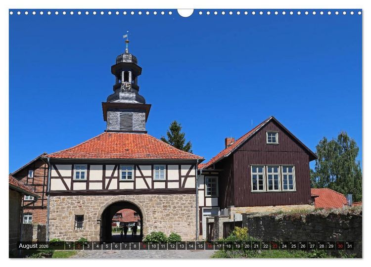 Produktbild: Stra&szlig;e der Romanik im Harz - eine Rundreise von Magdeburg in den Harz (Wandkalender 2026 DIN A3 quer), CALVENDO Monatskalender