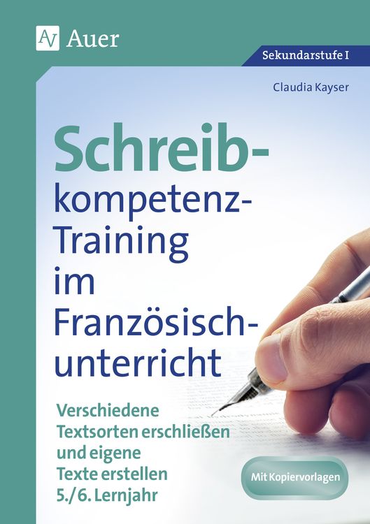 Produktbild: Schreibkompetenz-Training im Franz&ouml;sischunterricht