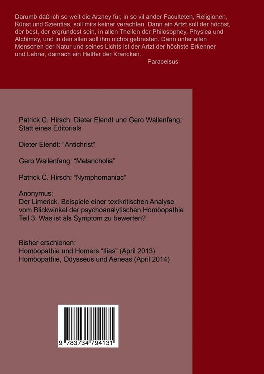 Produktbild: Hom&ouml;opathie und... Eine Schriftenreihe - ein Glasperlenspiel. Nr.3