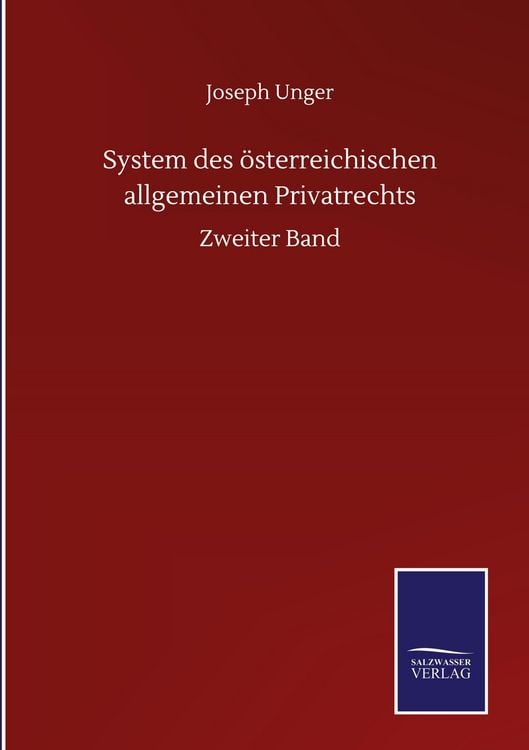Produktbild: System des &ouml;sterreichischen allgemeinen Privatrechts