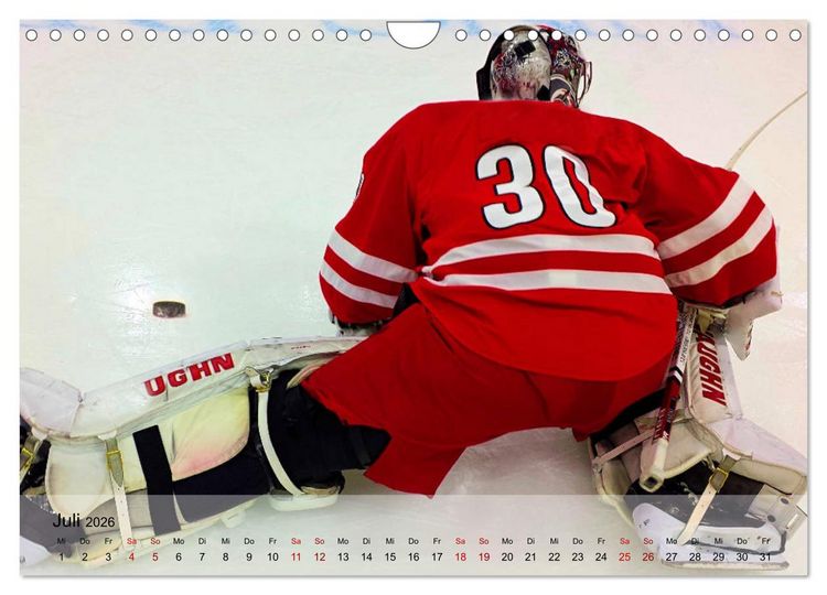 Produktbild: Eishockey - Kampf um den Puck (Wandkalender 2026 DIN A4 quer), CALVENDO Monatskalender