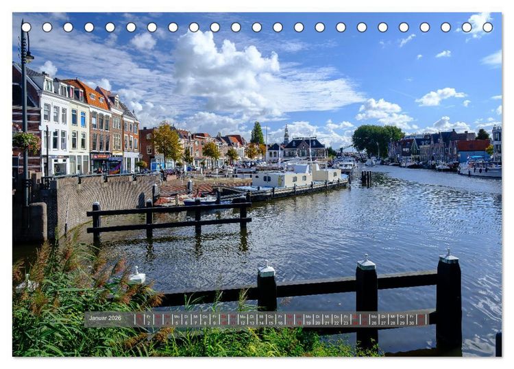 Produktbild: Ein Blick auf Leiden (Tischkalender 2026 DIN A5 quer), CALVENDO Monatskalender