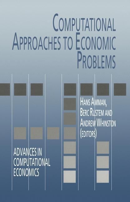 Produktbild: Computational Approaches to Economic Problems