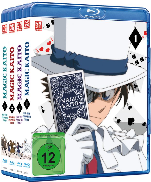 Produktbild: Magic Kaito: Kid the Phantom Thief - Gesamtausgabe - Bundle Vol.1-4 [4 BRs]